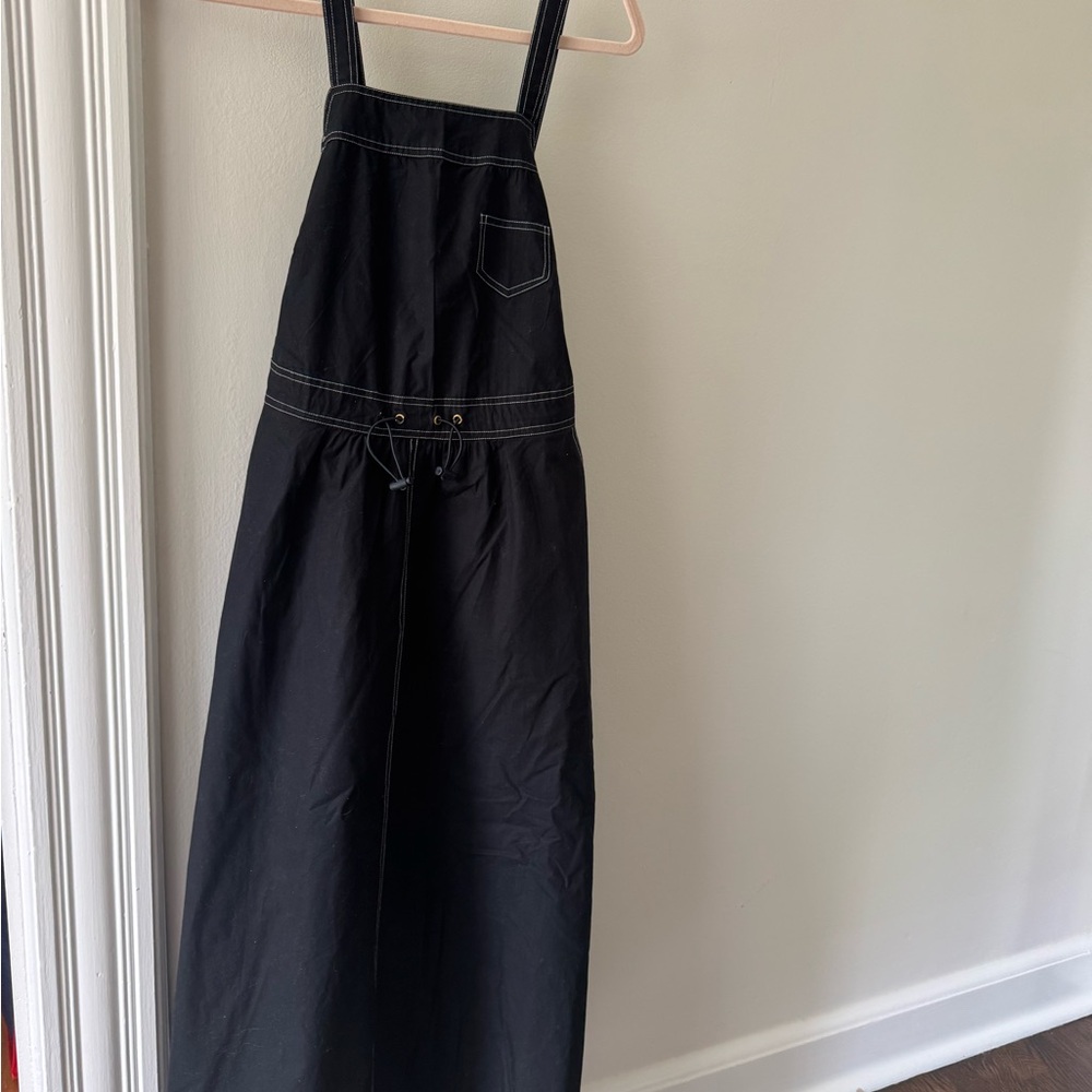 BDG Charcoal Denim Overall Dress